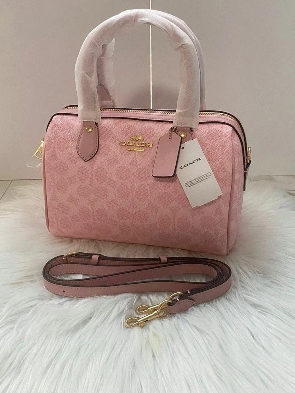 Coach Pink Satchel NWT